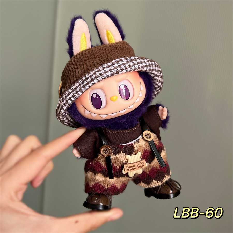 Labubu's Cozy Wardrobe-17cm Labubu Fashion Doll Clothes