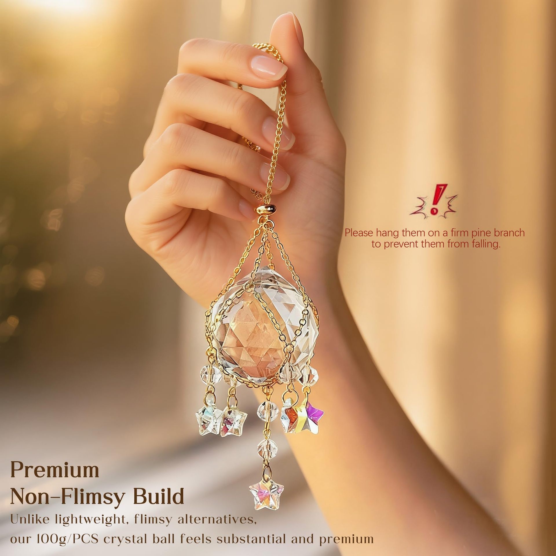 ✨ Crystal Sun Catcher