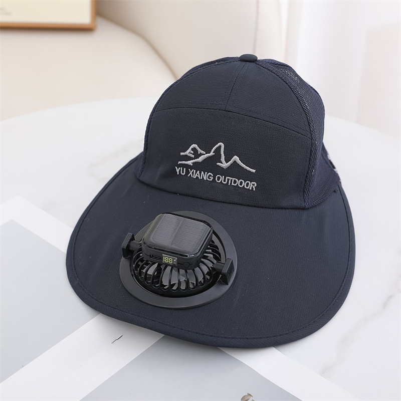 Sun Hat With Solar Powered Fans