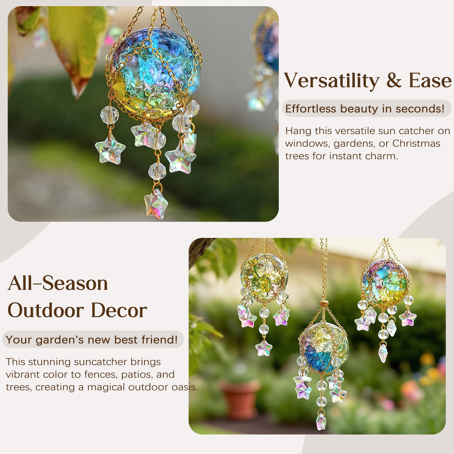 ✨ Crystal Sun Catcher