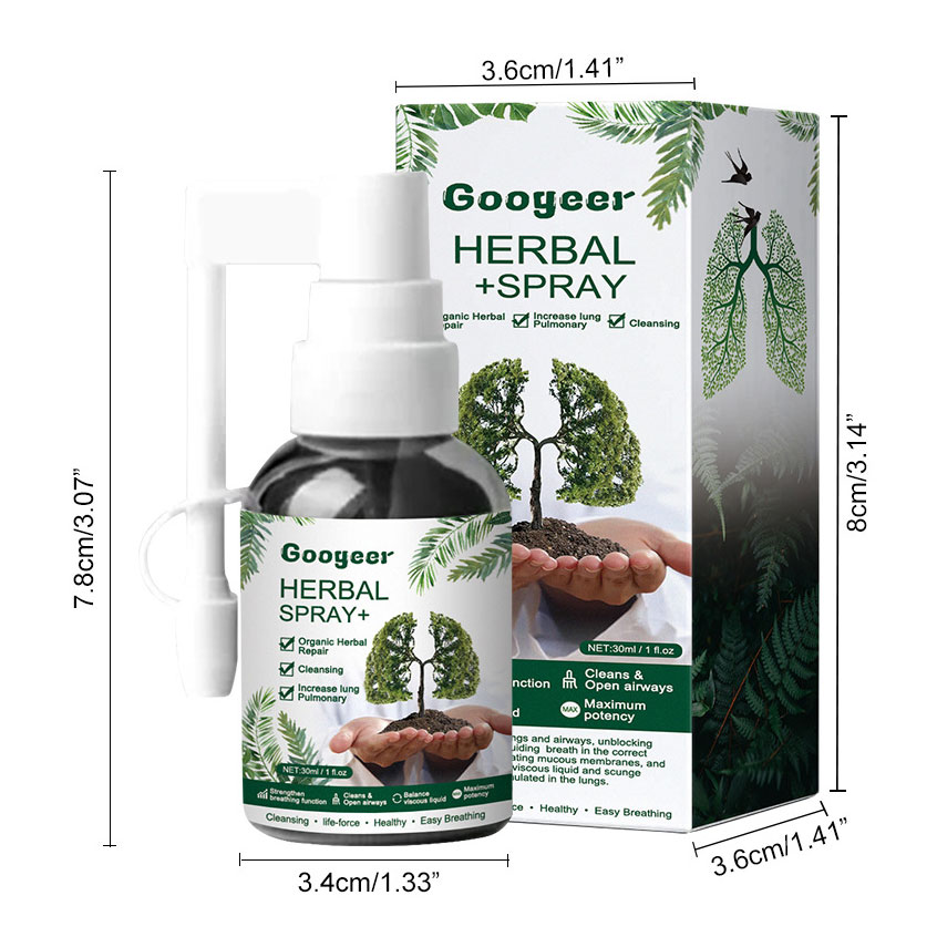 Heavenly Mountain Snow Lotus Herbal Lung Cleansing Spray - Powerful Lung Support, Cleansing, and Respiratory Aid - Made in the USA - Herbal Spray