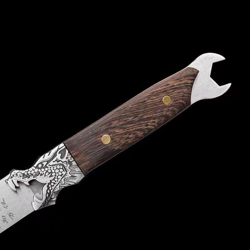 Manganese Steel Hardened Measuring Straightedge Tool Car self-defense wrench