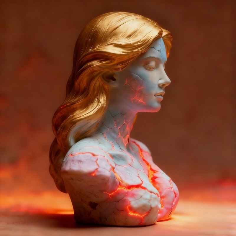 Valentine's Day 49% off🔥 Blazing Maiden Figurine