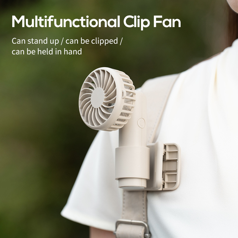 🌪️🎒 Clip & Chill! 3-Speed Hands-Free Fan – Your Ultimate On-the-Go Breeze Buddy! 🔋✨