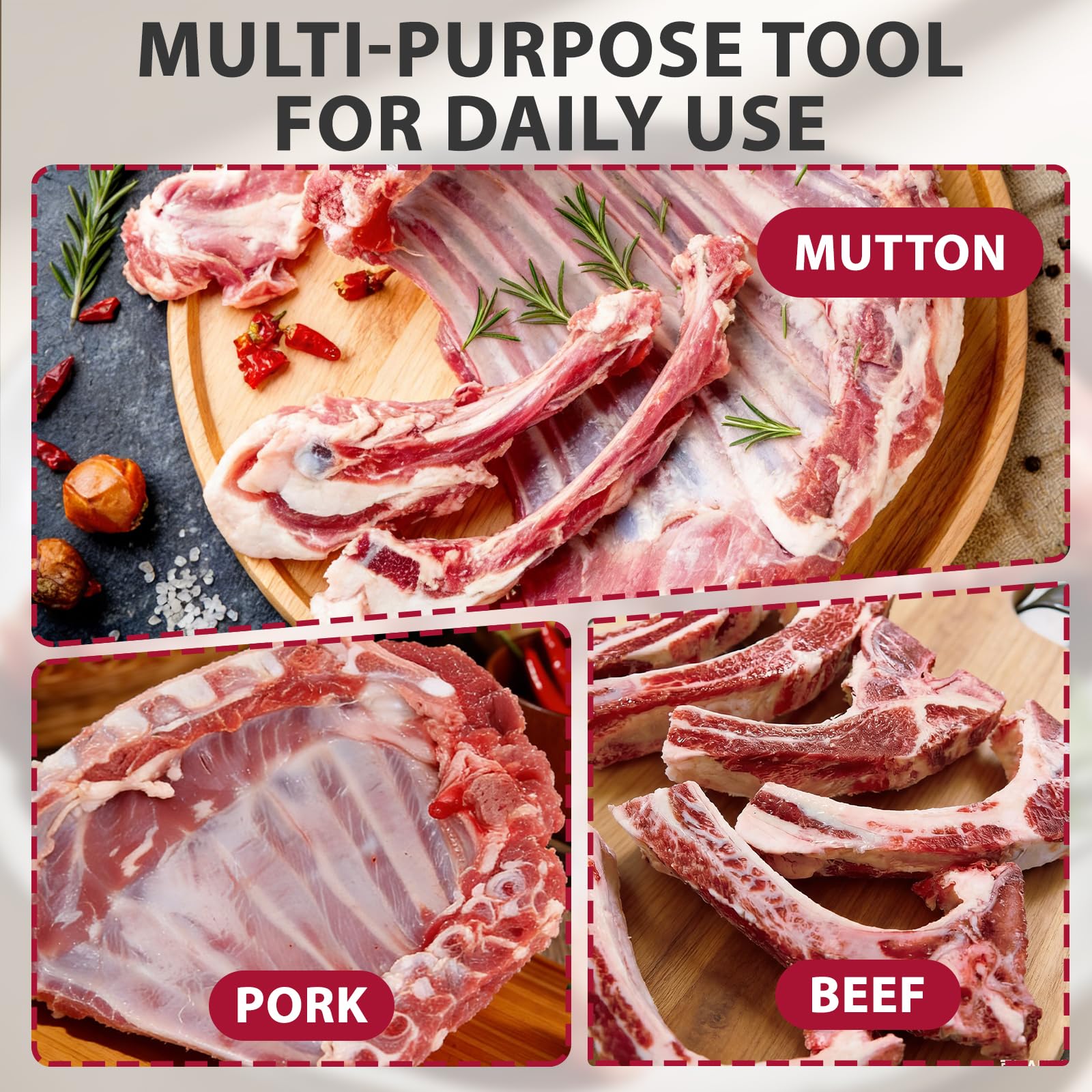 Stainless Steel Rib Membrane Remover Tool