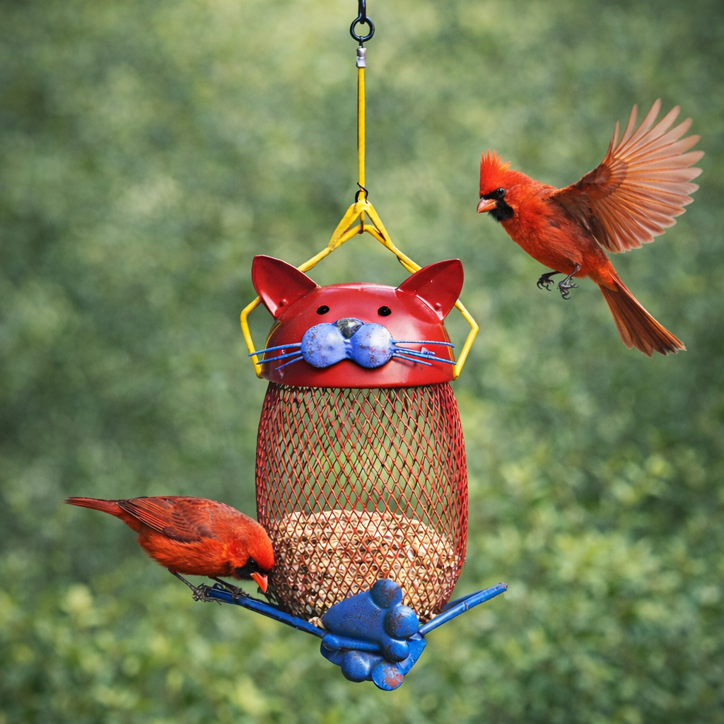 Heavy Duty Metal Bird Feeders for Outdoors