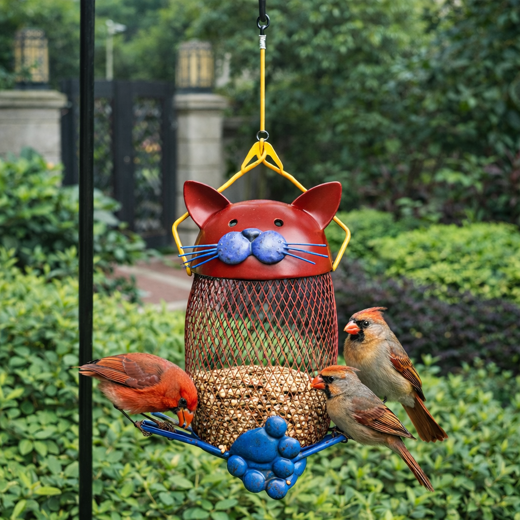 Heavy Duty Metal Bird Feeders for Outdoors