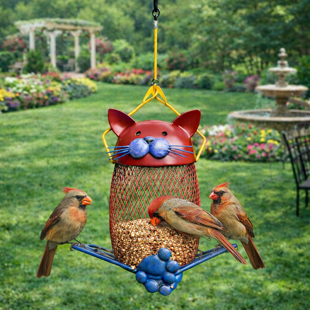 Heavy Duty Metal Bird Feeders for Outdoors