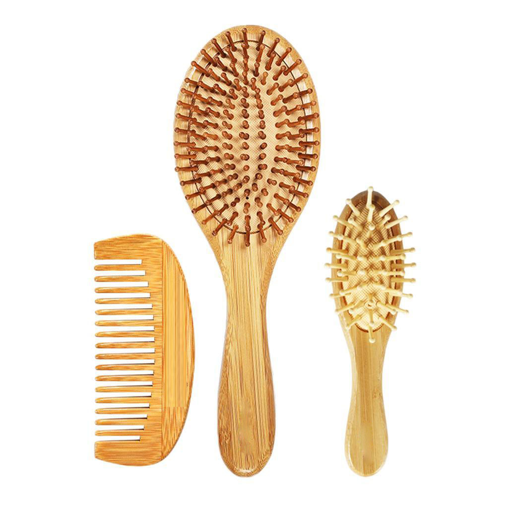 Nanzhu Bristle Needle Head Massage Hair Comb（1SET）