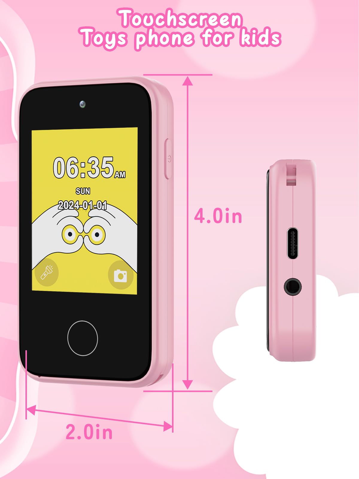Kids Smart Phone for Girls Unicorns Toys