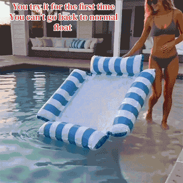 Inflatable Adult Pool Float Lounger – Portable Raft for Summer, Relaxing & Travel, Backyard, Lake & Beach Fun