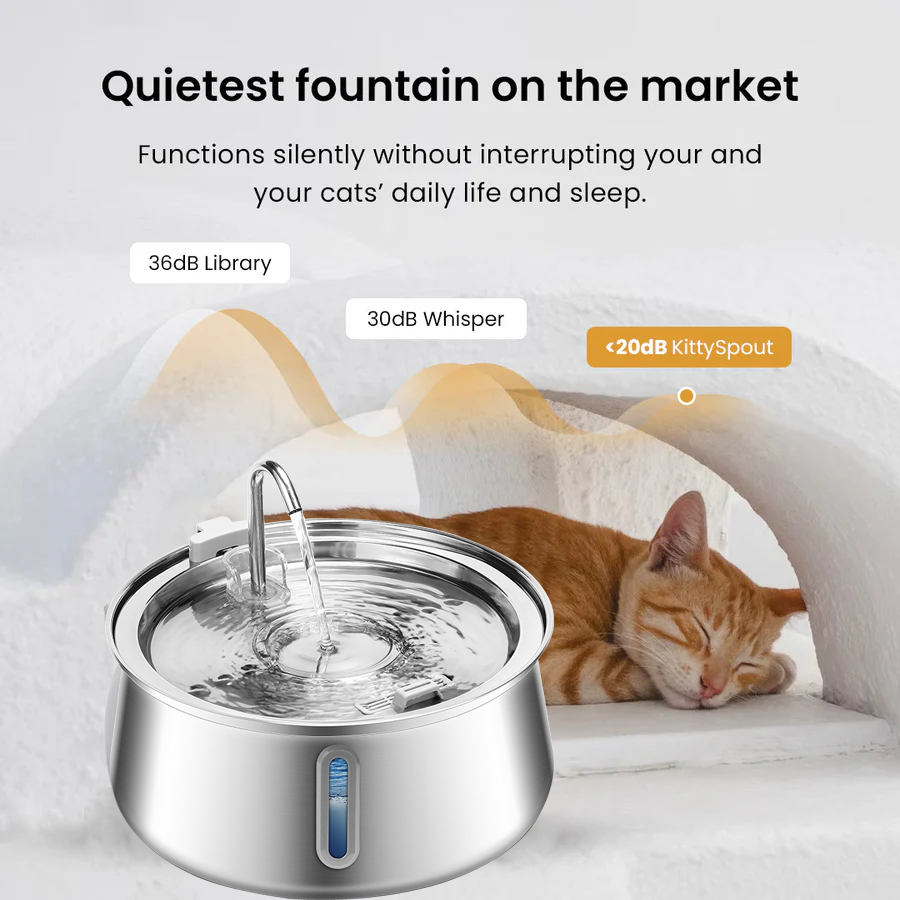 Petsboro™ Stainless Cat Water Fountain