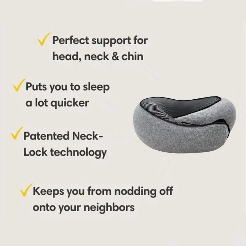 Aircraft Memory Foam Travel Neck Pillow Sleeping
