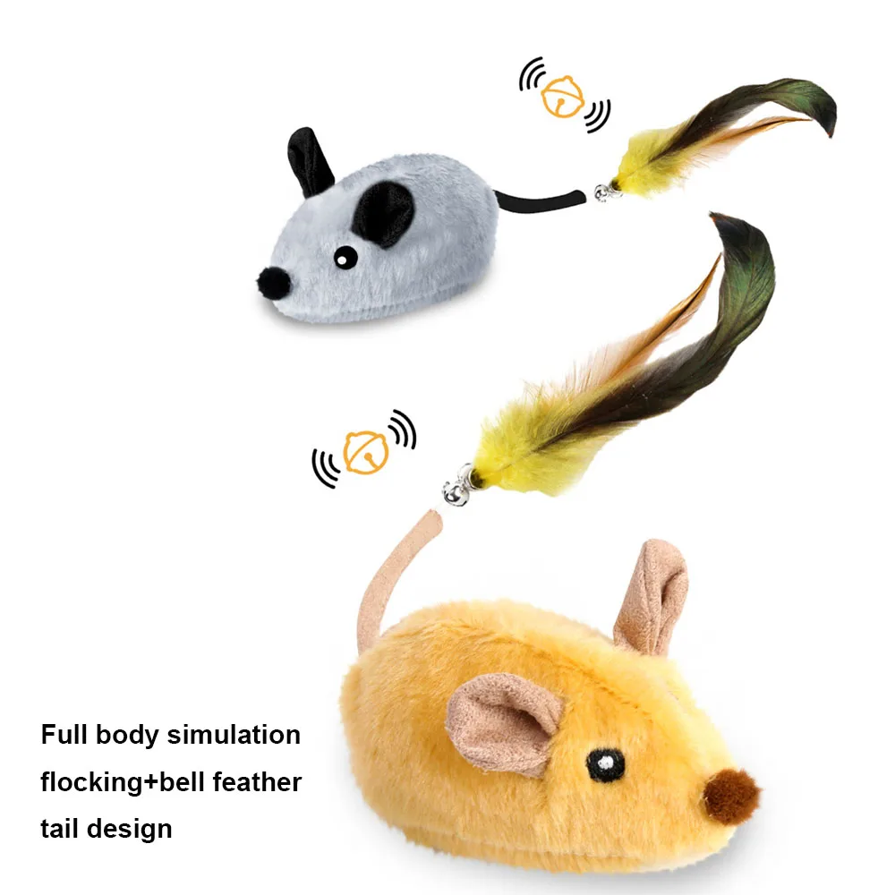 Interactive Motion-Activated Mouse Cat Toy