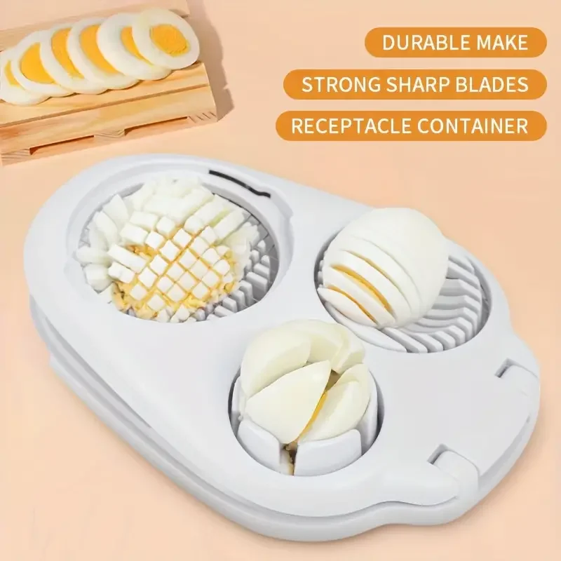 🥚【3-in-1 Magic Egg & Veggie Slicer】The Safest Wire-Cutting Kitchen Revolution!