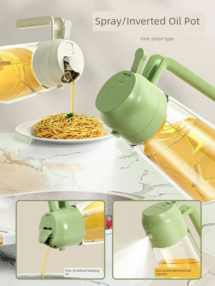 ✨HOT SALE💕2 in 1 Glass Oil Sprayer & Dispenser🔥