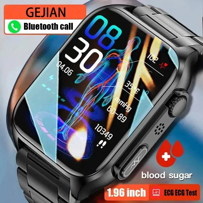 24h Blood Glucose Monitor Smart Watch