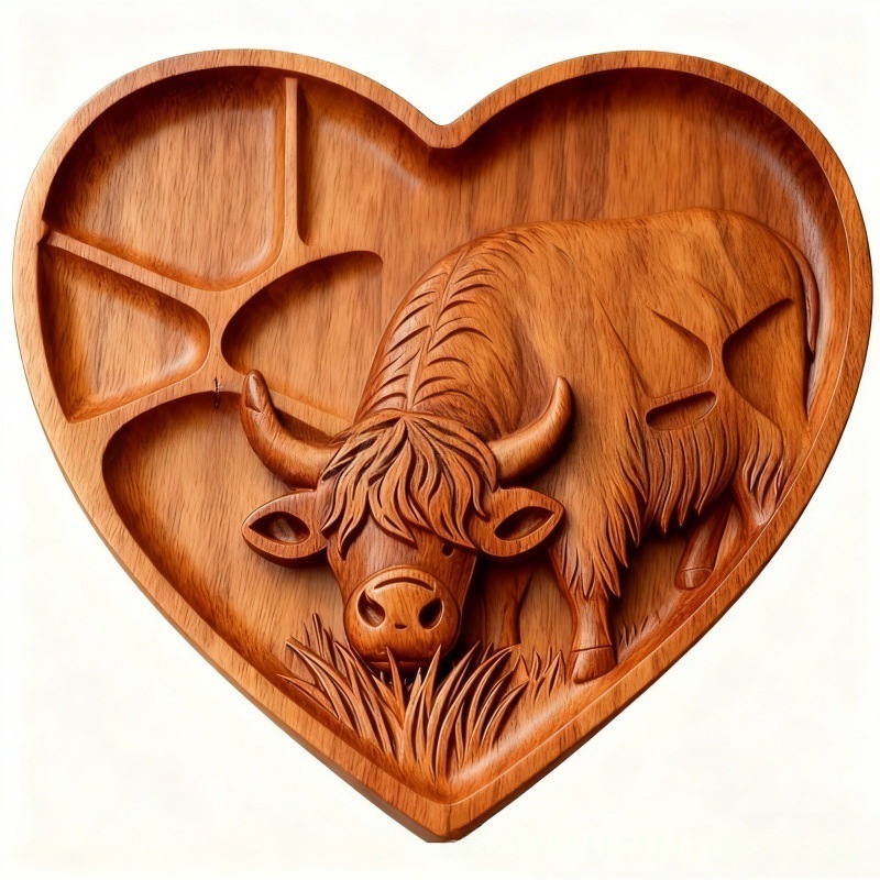 The Carved Feast Collection Handcrafted Solid Wood Charcuterie Board