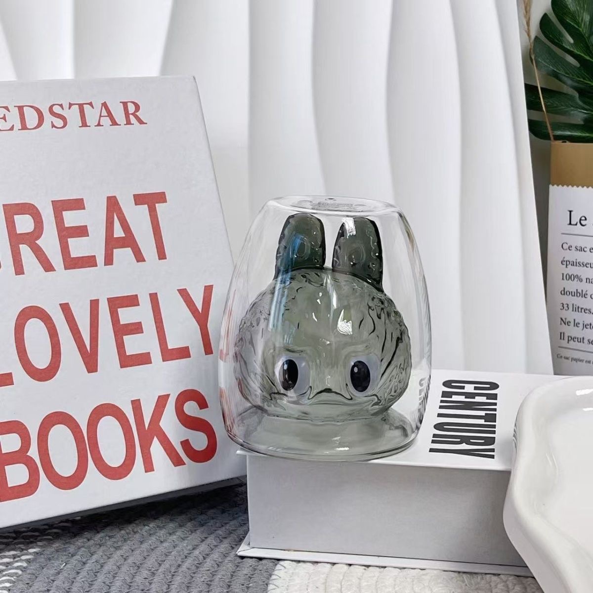 🐰Cute Glass Bunny Cup