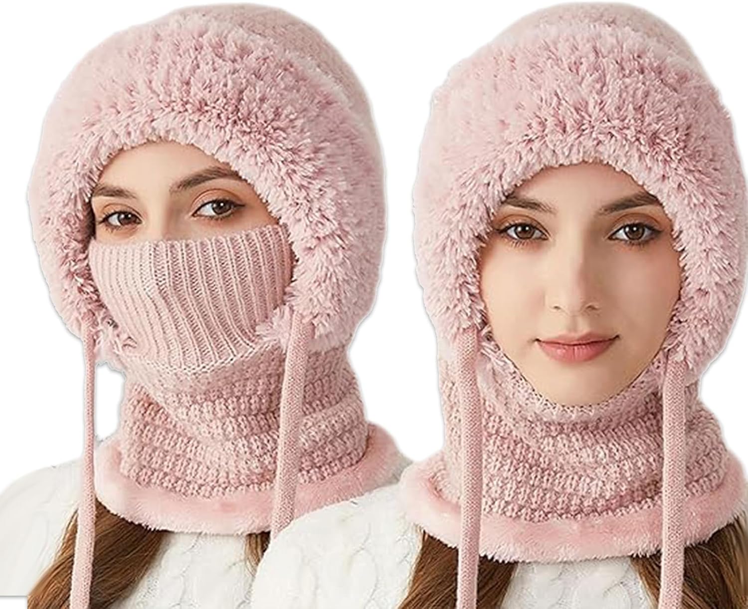 3 in 1 Beanie Hat with Scarf and Mask