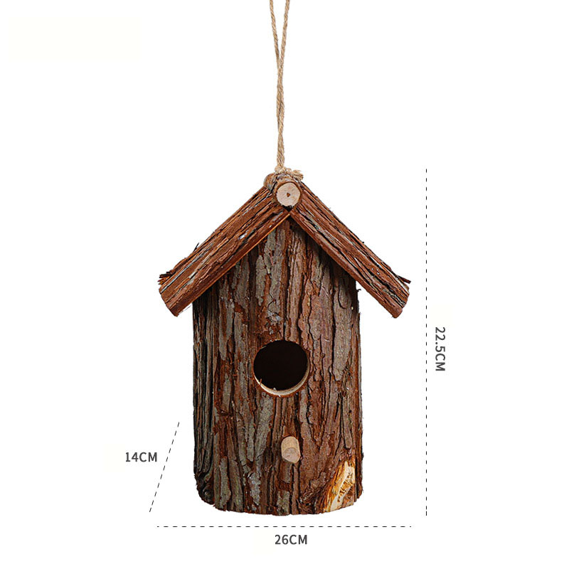 Wooden Hummingbird House