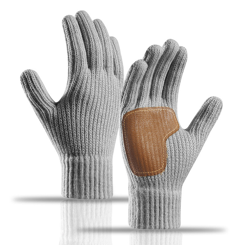Womens Gloves with Touchscreen Wool Knit