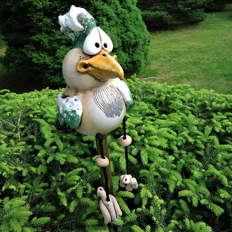 🐦 Whimsical Shelf Sitter Chicken Figurines – 3 Unique Styles ✨