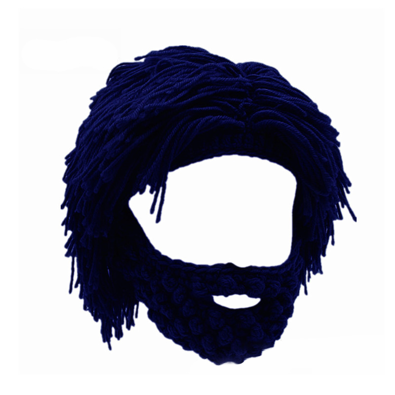 Handmade Crochet Beard and Long Hair Set