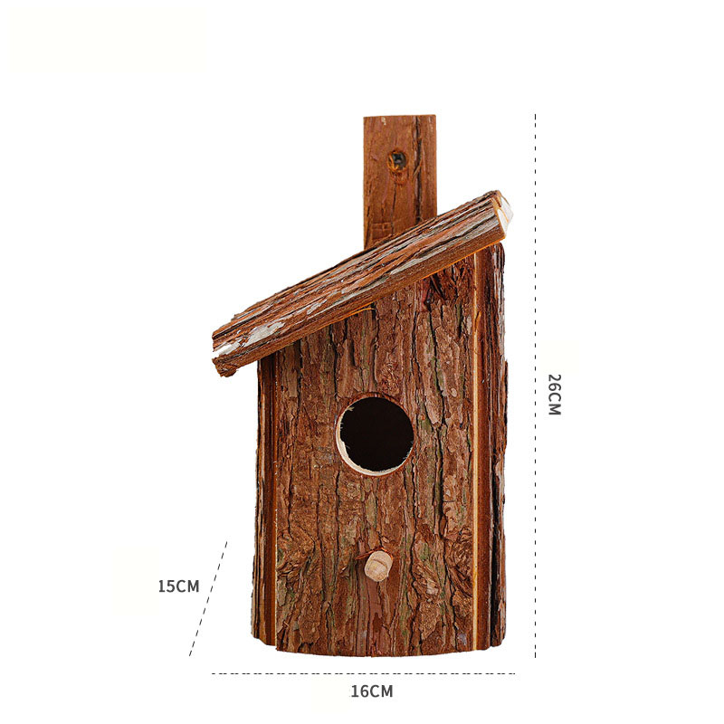 Wooden Hummingbird House