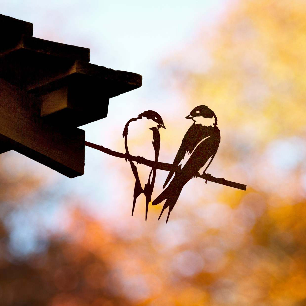 🔥HOT SALE 49% OFF - Metal birds Garden Decor Art