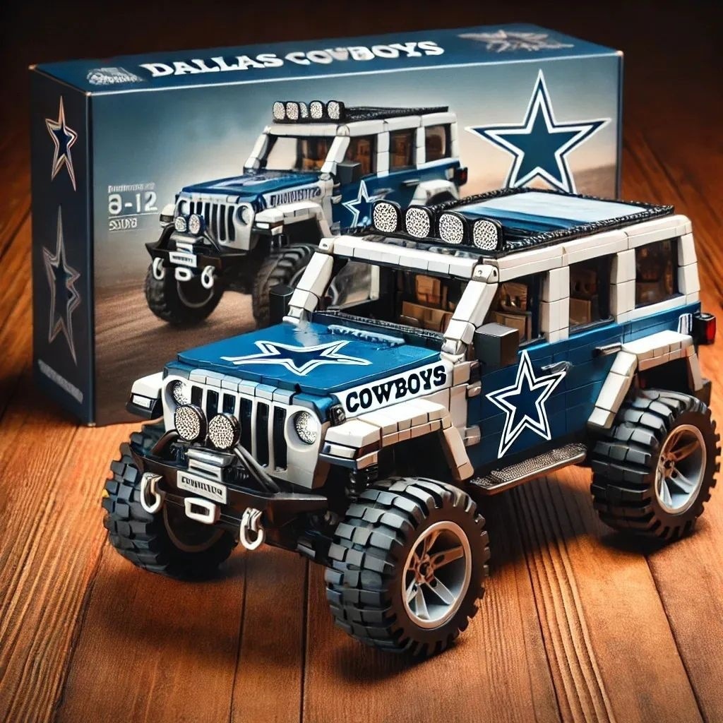 NFL Football Team Jeep Building Set