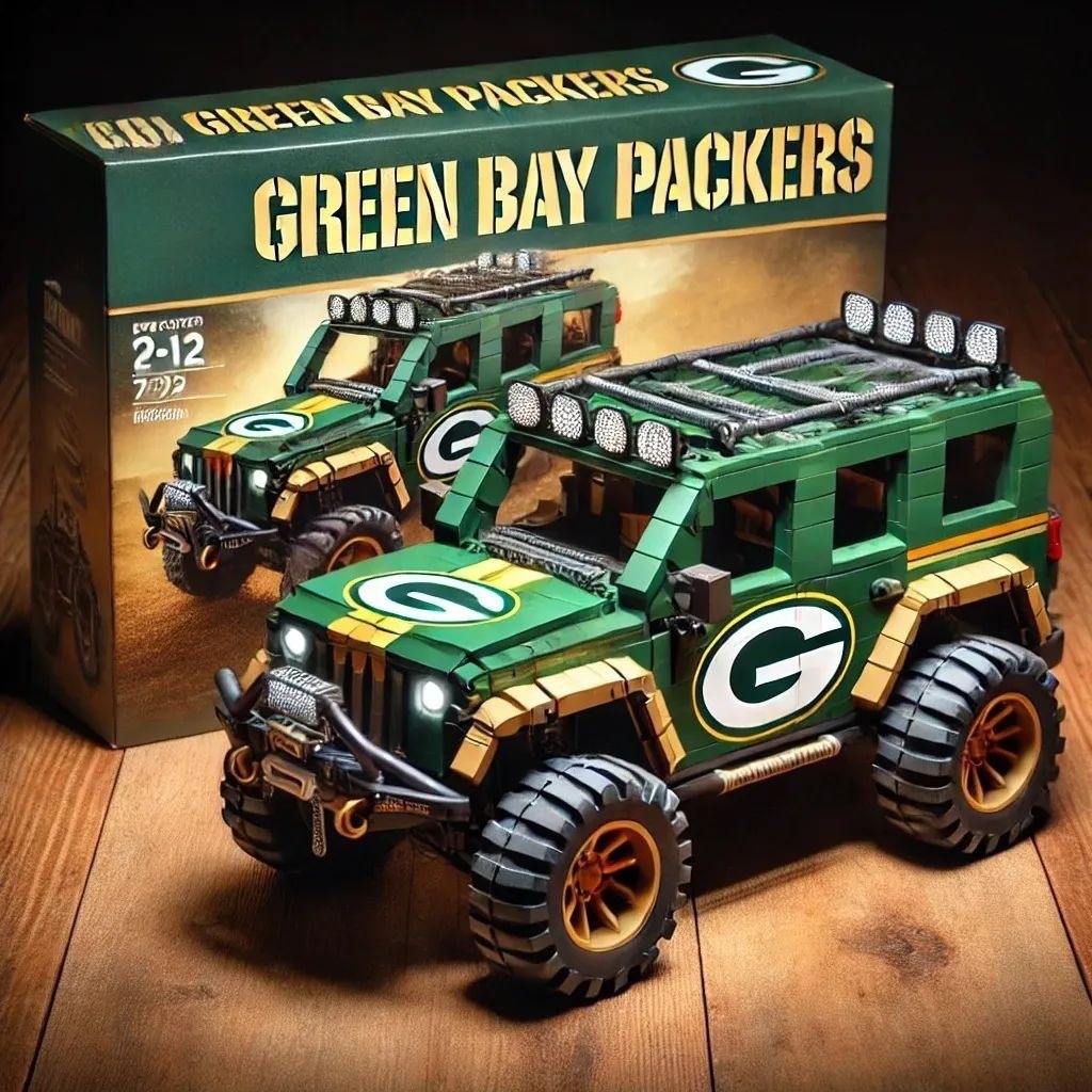 NFL Football Team Jeep Building Set
