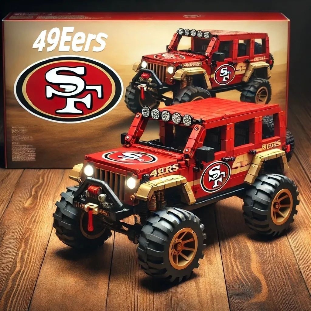 NFL Football Team Jeep Building Set