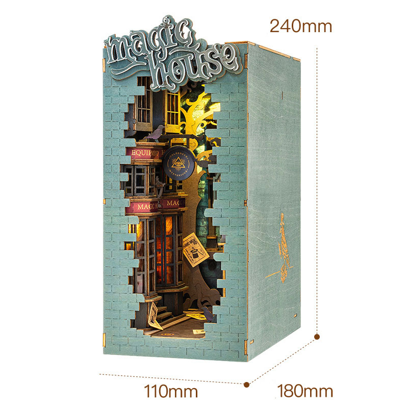 Book Nooks DIY 3D Wooden Puzzle