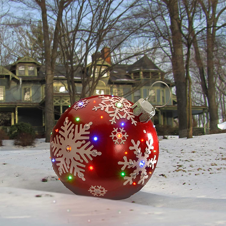 🎄49%OFF-Outdoor Christmas PVC inflatable Decorated Ball