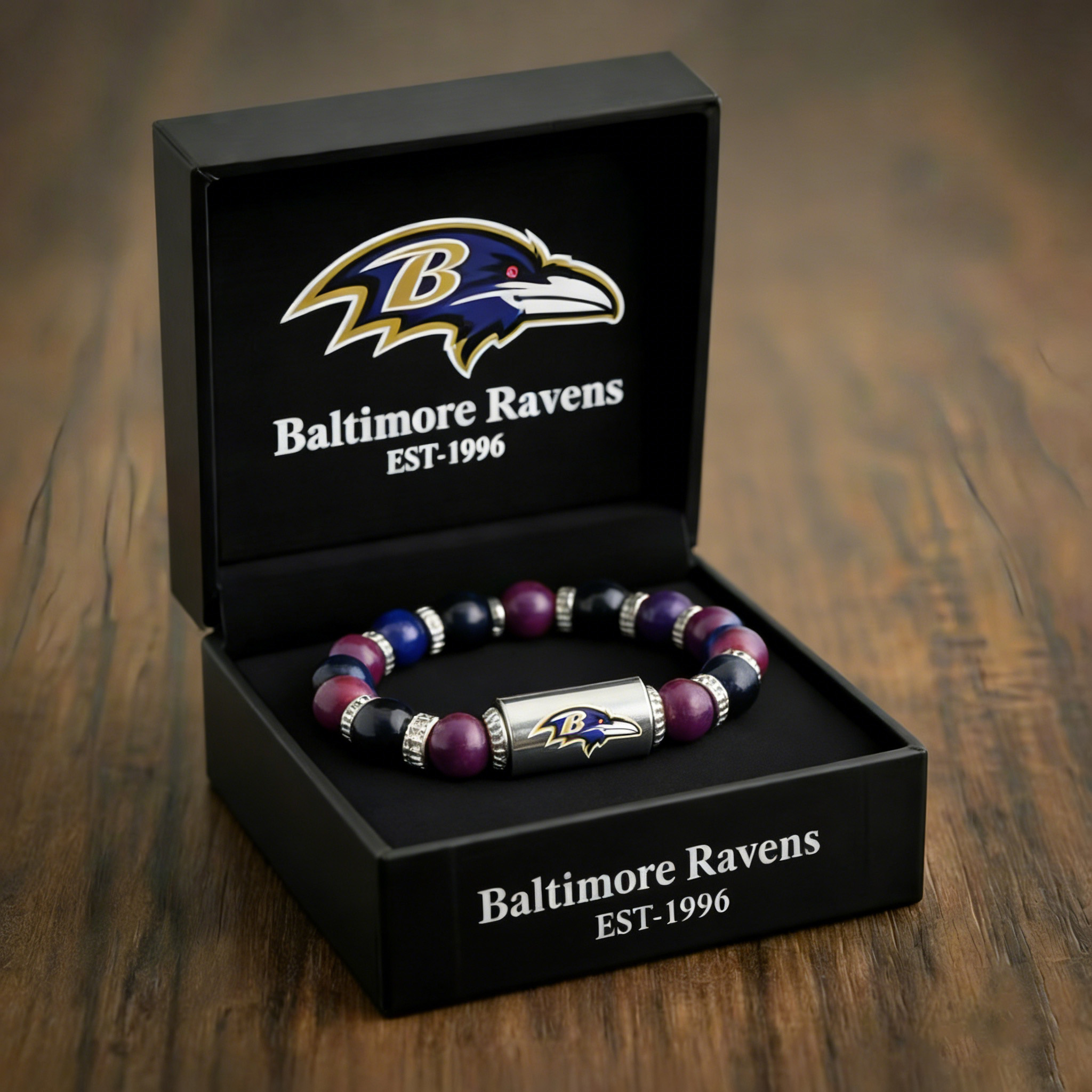 NFL Football Team Motivational Beaded Bracelet