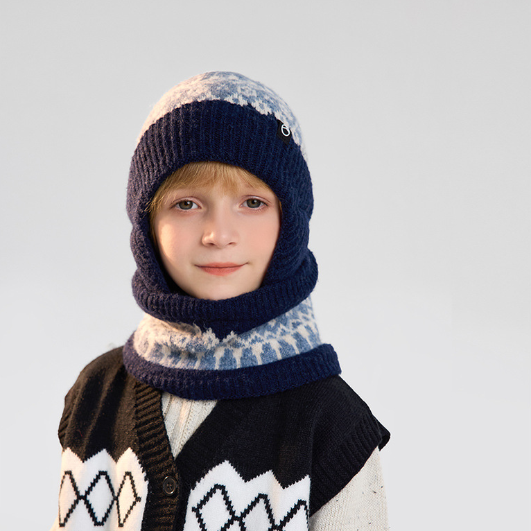 2 in 1 Hat Scarf Winter Set