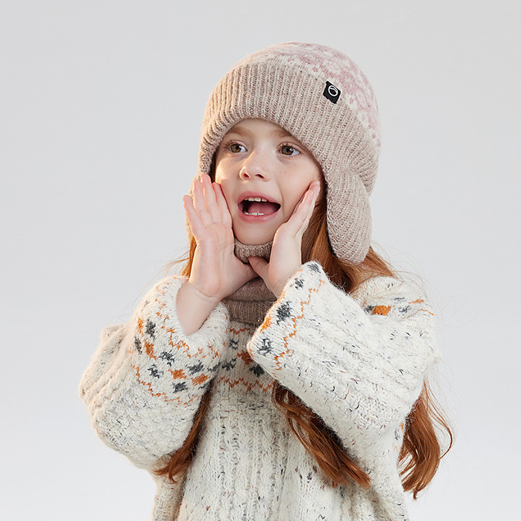 2 in 1 Hat Scarf Winter Set