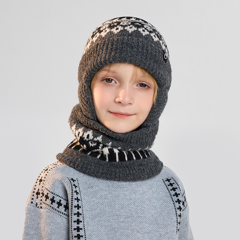 2 in 1 Hat Scarf Winter Set