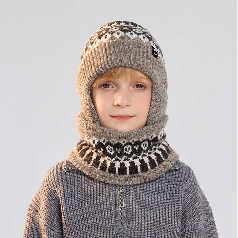 2 in 1 Hat Scarf Winter Set