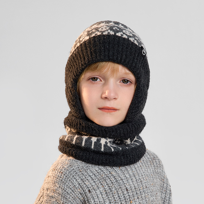 2 in 1 Hat Scarf Winter Set