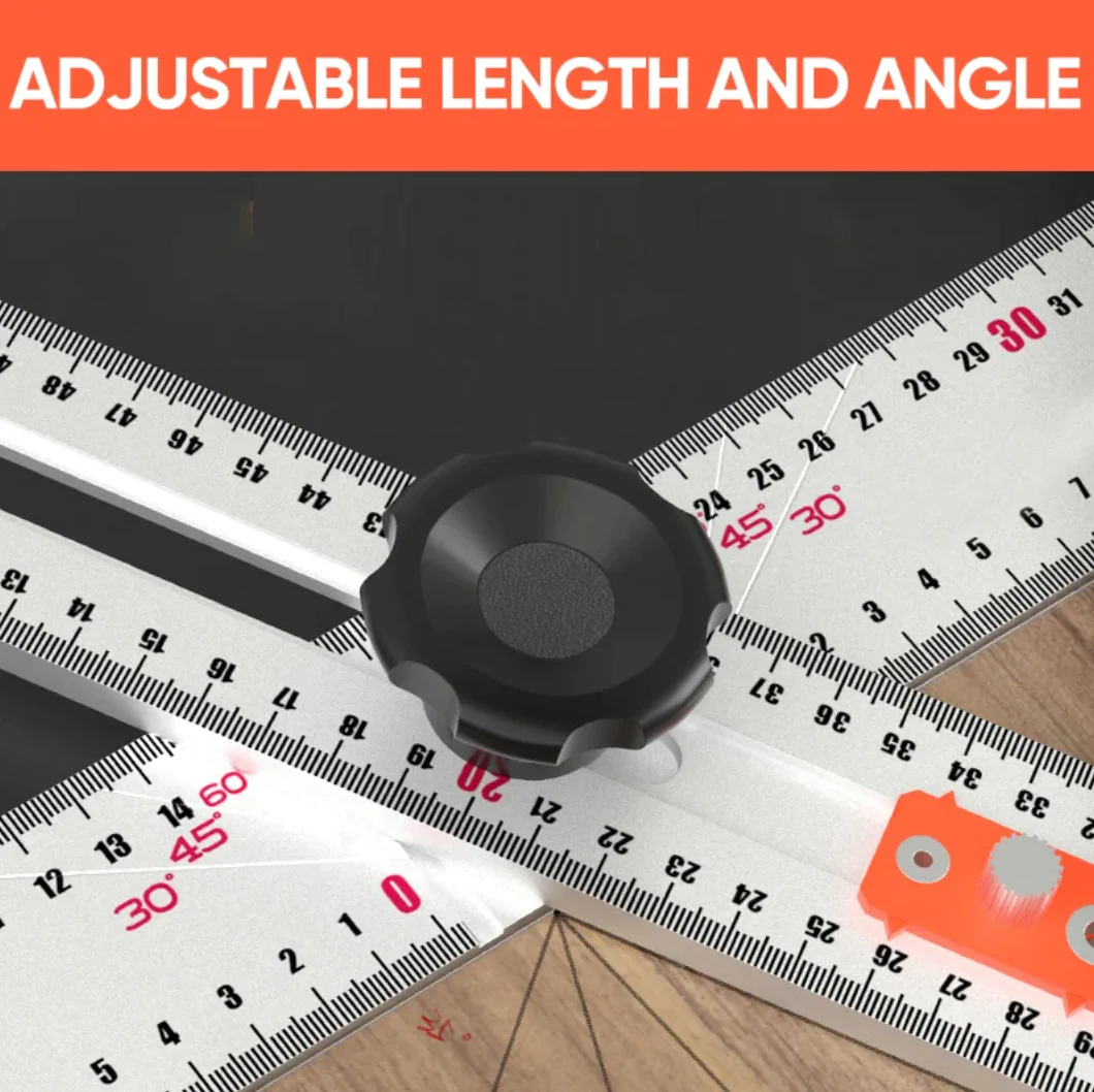 4-in-1 Drilling Positioning Ruler
