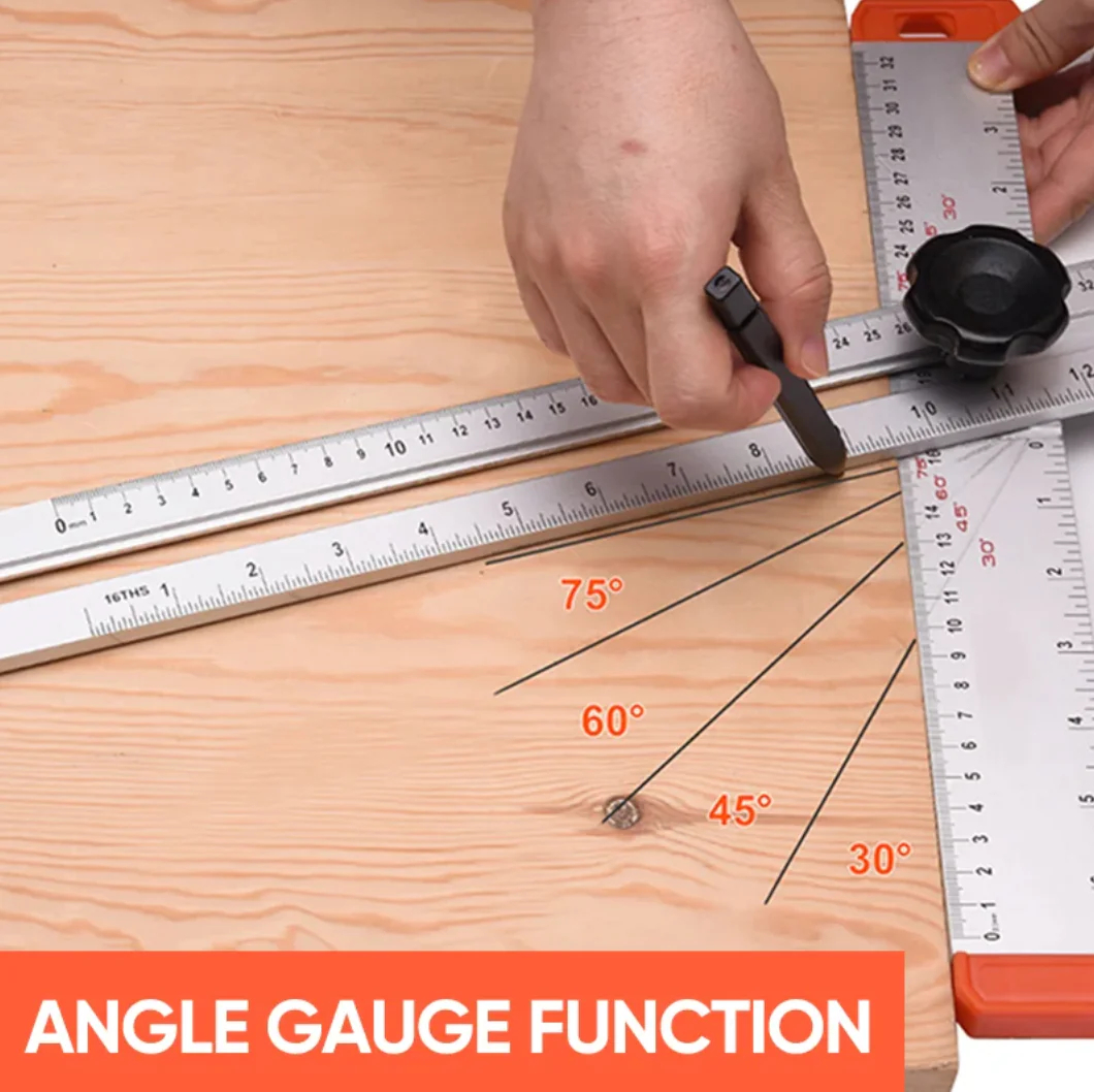 4-in-1 Drilling Positioning Ruler