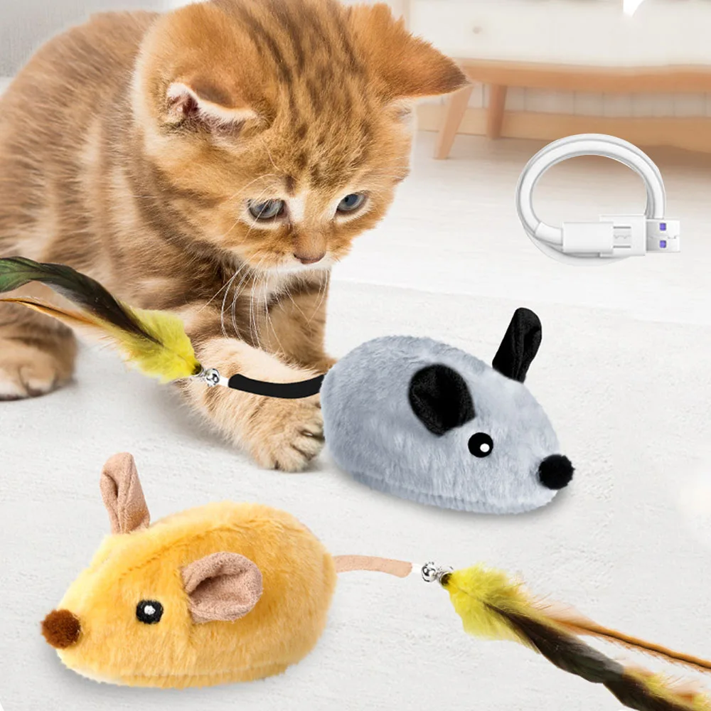 Interactive Motion-Activated Mouse Cat Toy