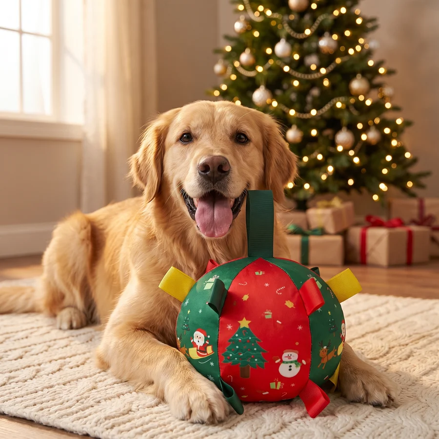 Self-Moving Christmas Dog Ball