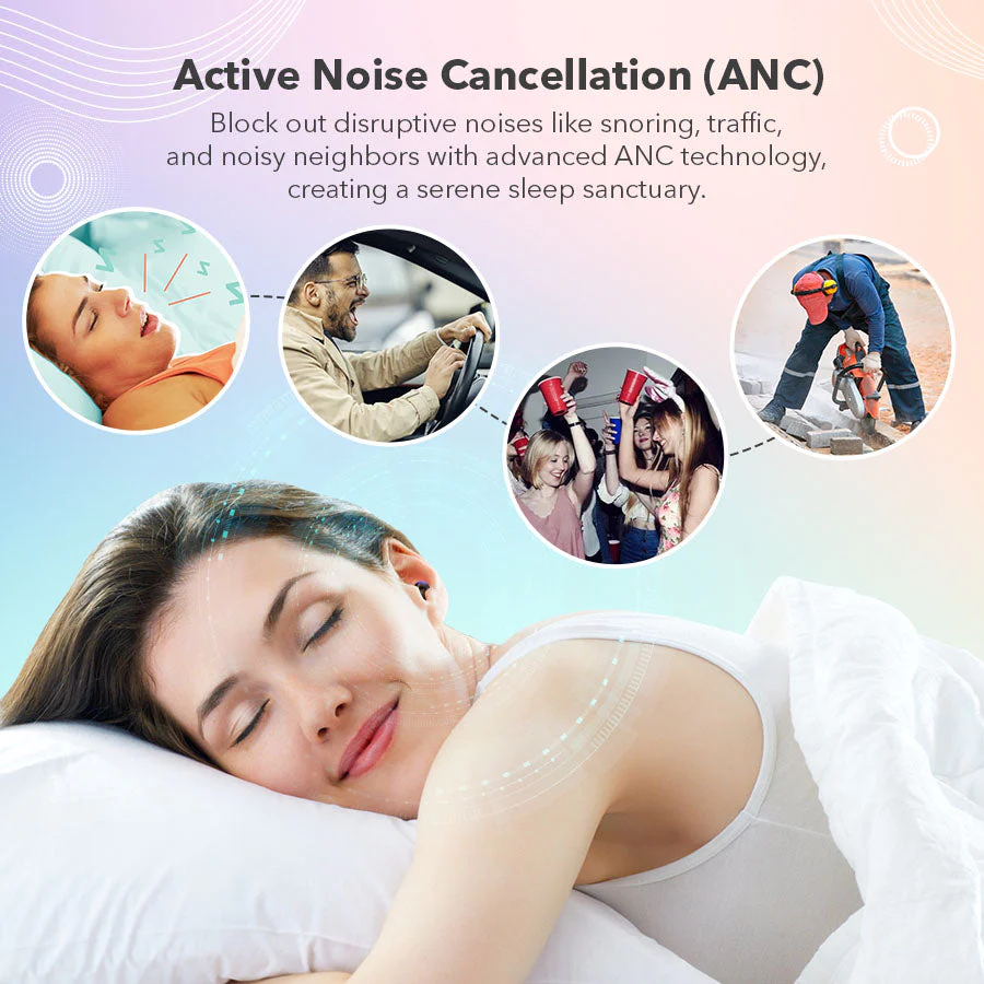 Keillini™ Hi-Fi Noise Cancelling Sleeping Buds 😴