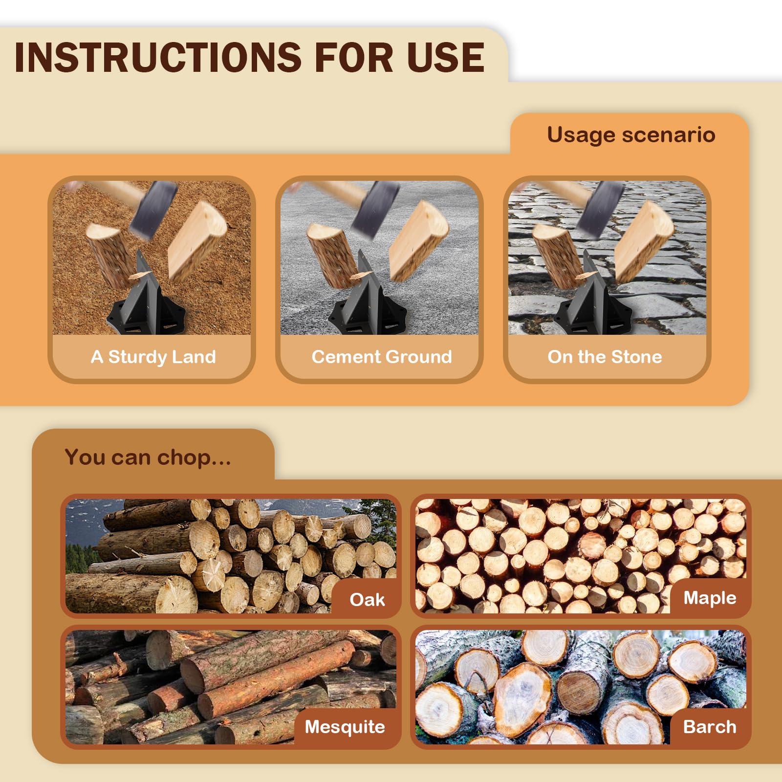 Wedge Powered Wood Splitter