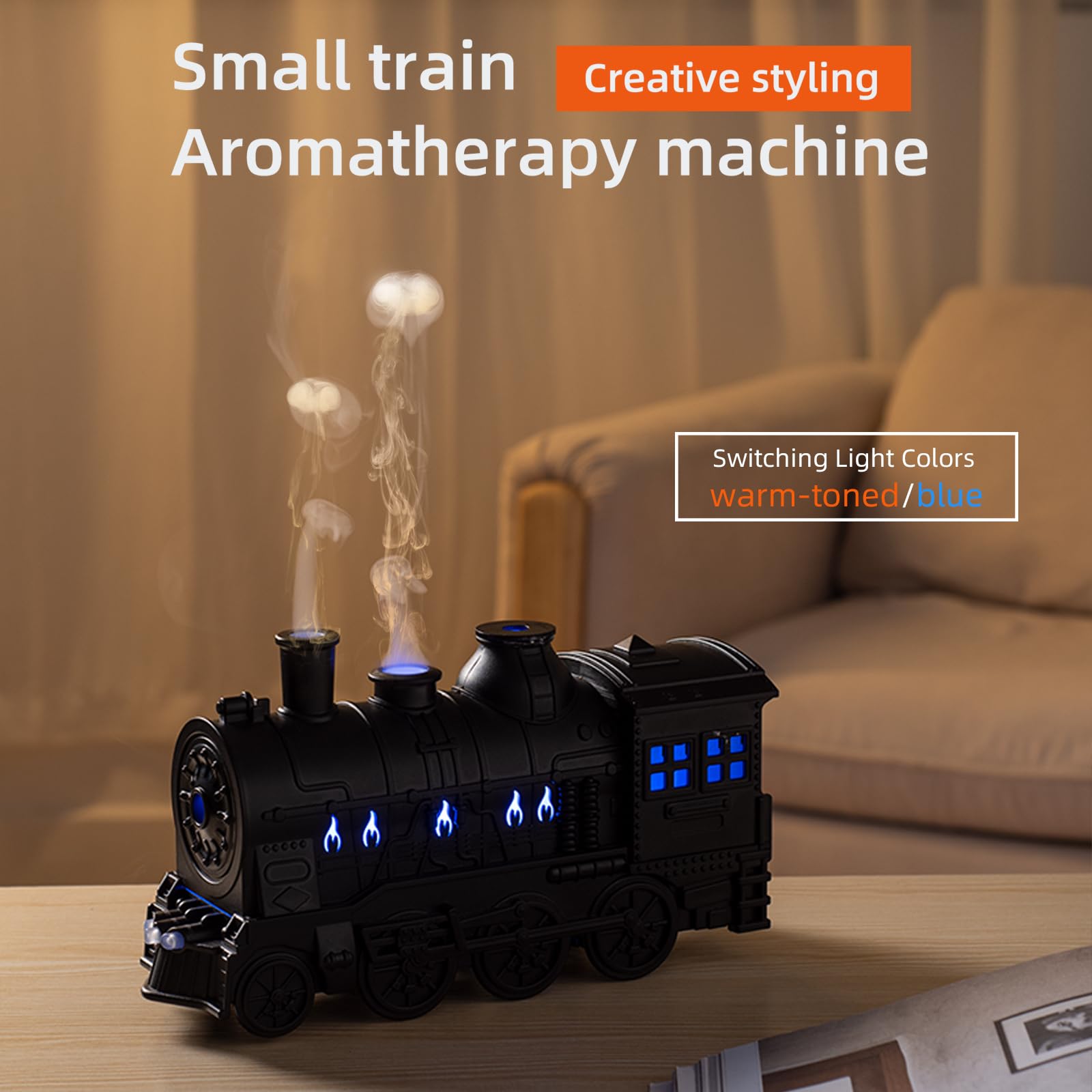 🔥Retro Train Essential Oil Diffuser Humidifier 🔥💨