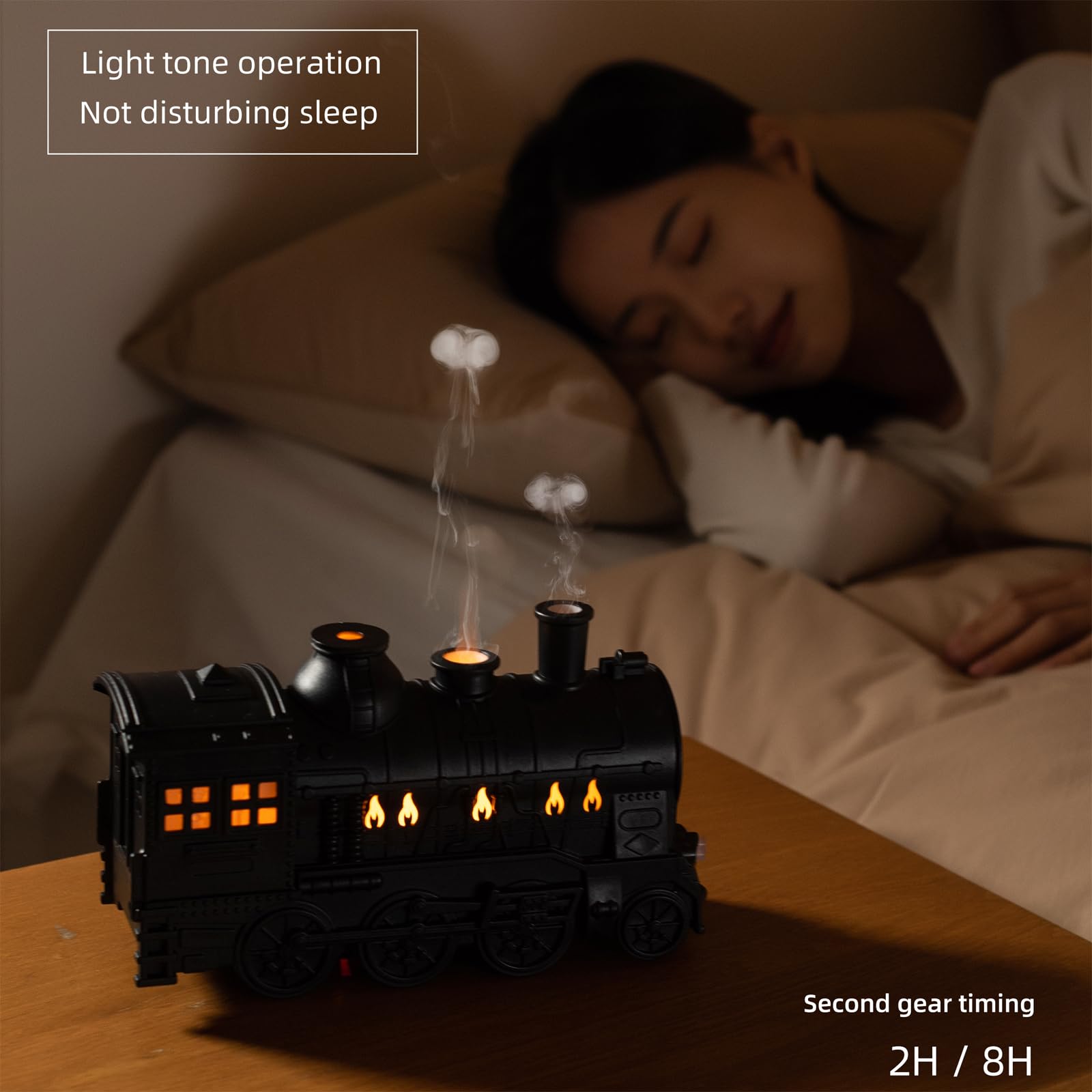 🔥Retro Train Essential Oil Diffuser Humidifier 🔥💨
