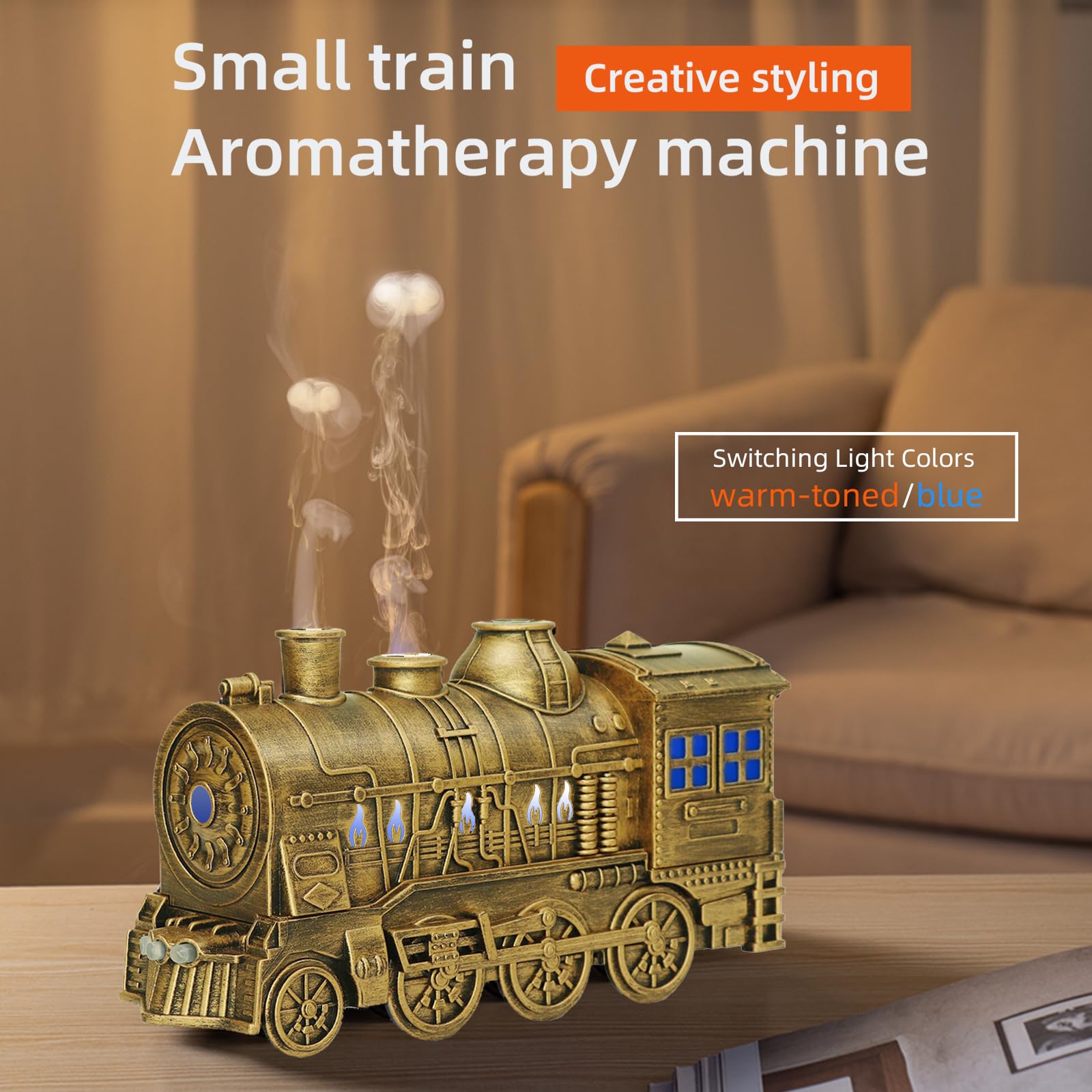 🔥Retro Train Essential Oil Diffuser Humidifier 🔥💨